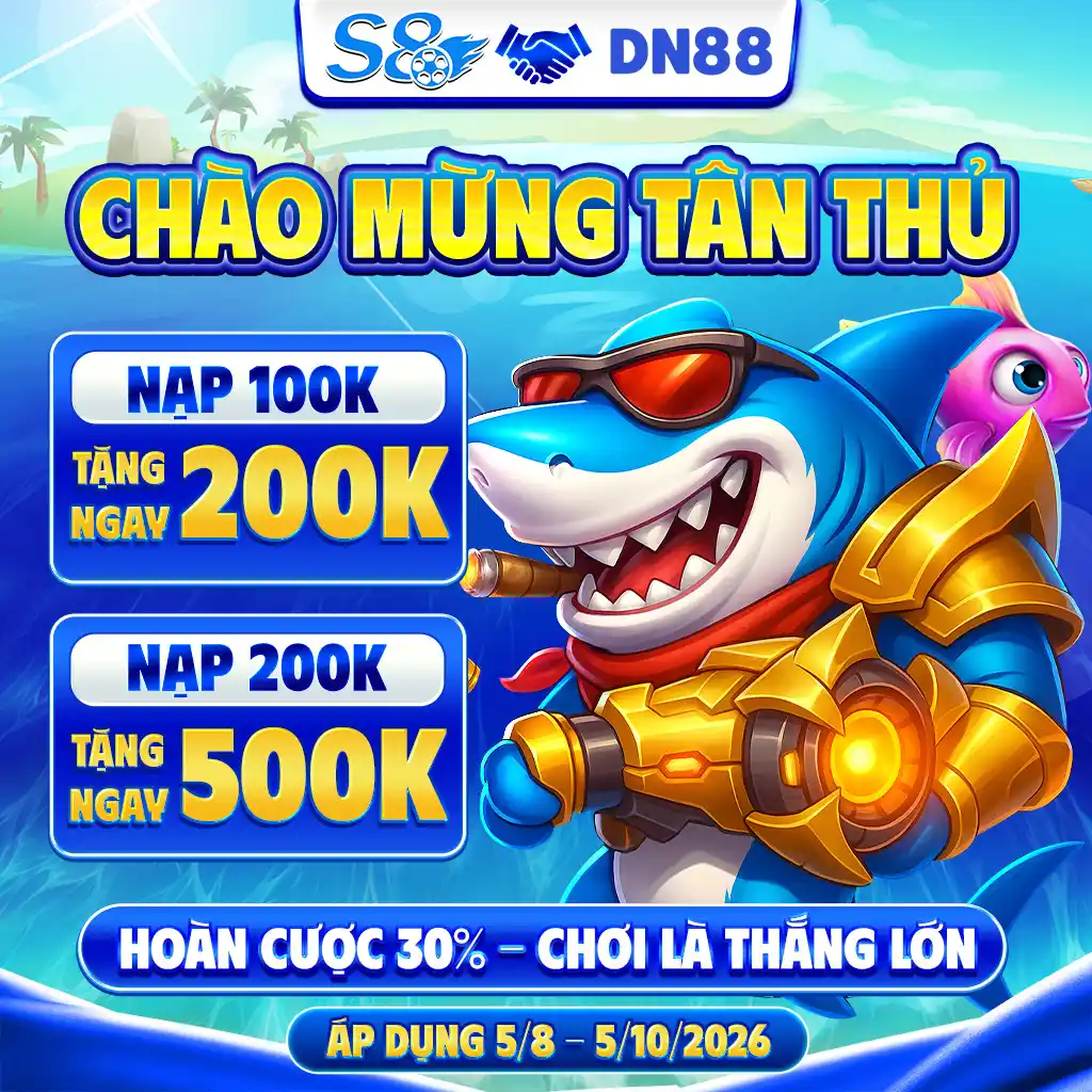 Banner mobile DN88 chào đón tân thủ tặng ngay 188K